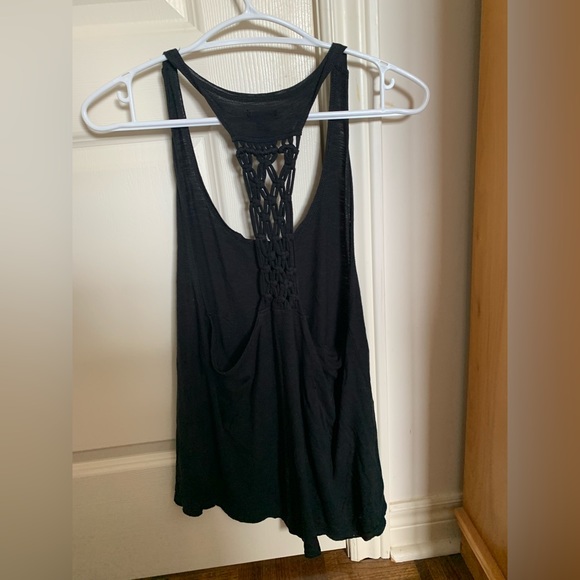 **2 for $20**🛍️ Aerie Black Sport/SleepTank Top XS - Picture 2 of 7